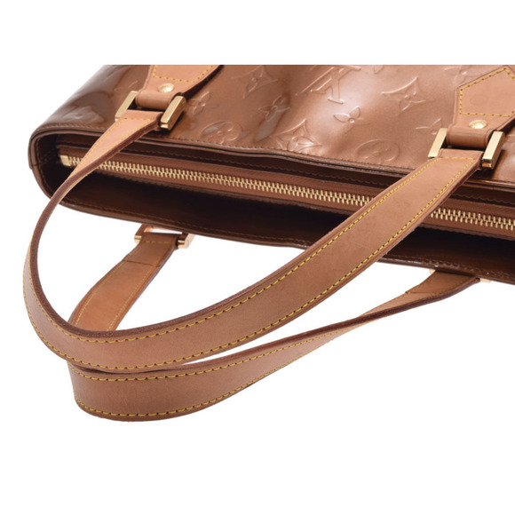 Louis Vuitton Vernis Patent Houston Bron White ze - Picture 3 of 12